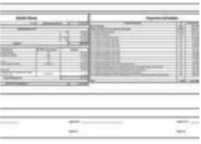 Cost sheet & payment schedule