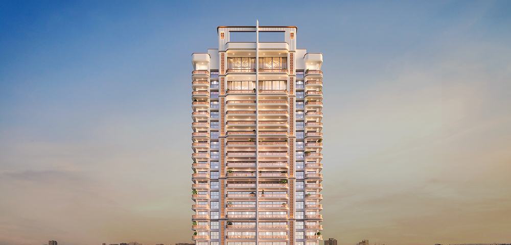 Residential tower exterior